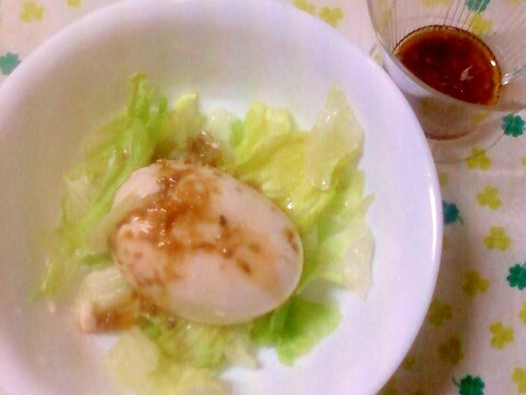☆レタスとトマト豆腐と鶏がらドレッシングのサラダ☆